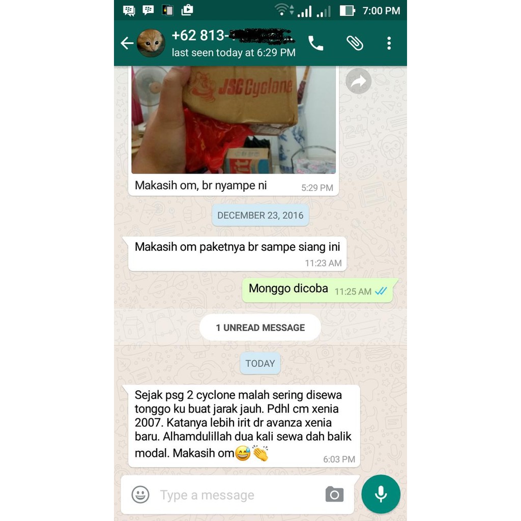 Turbo Cyclone paket Avansa Xenia Rush Terios Sirion Ertiga *