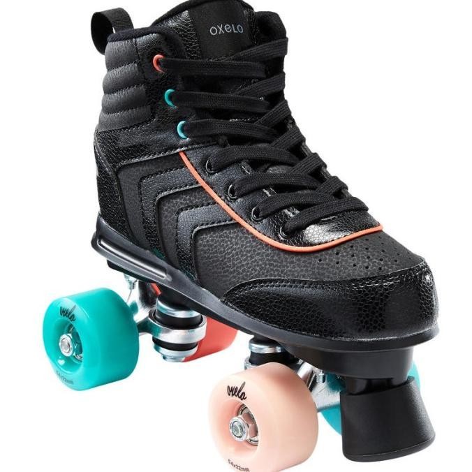 Sepatu Roda Quad 100 Anak Oxelo - Hitam Sanasinisana777