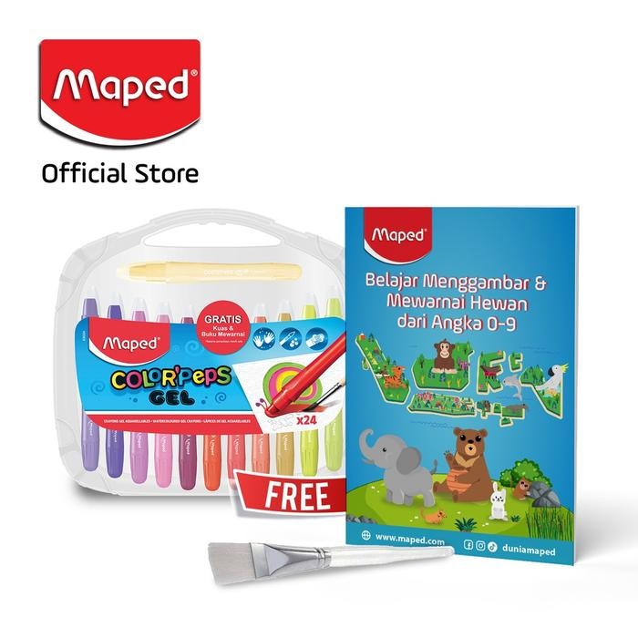 

Maped Gel Crayon Set 24, 36, 48