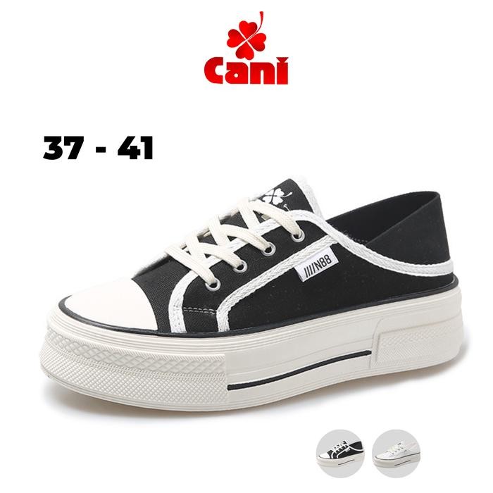 

Cani Hyejin Sepatu Canvas Casual Shoes Wanita Slip On 2 In 1 K9204