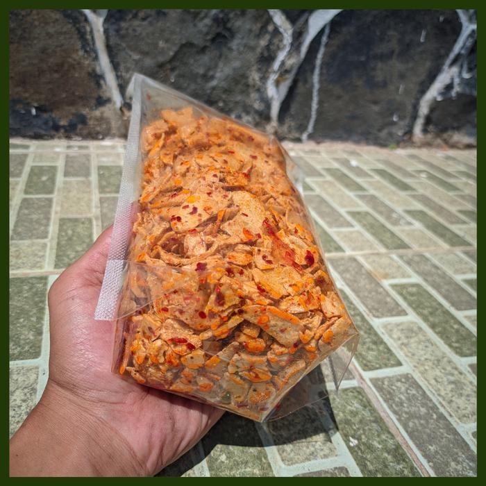 

New Bubuk Basreng Kremesan 450 Gram Cemilan Pedas Food keripik Snacks snack murah