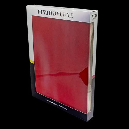 

Ultra Pro Vivid Deluxe 9 Pocket Zippered PRO-Binder Red