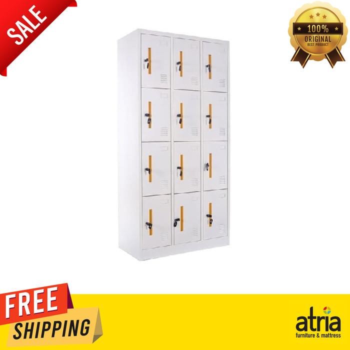

Metal Locker Sterling 12 Doors Yellow and White 2 pcs