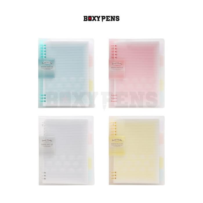 

Kokuyo Pastel Cookie Notebook Binder 8 Ring