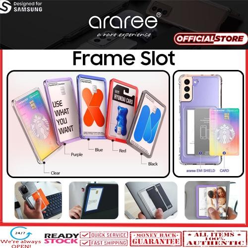 

ARAREE FRAME SLOT ATTACHABLE CARD SLOT PHONE HOLDER PLACE CARD HOLDER