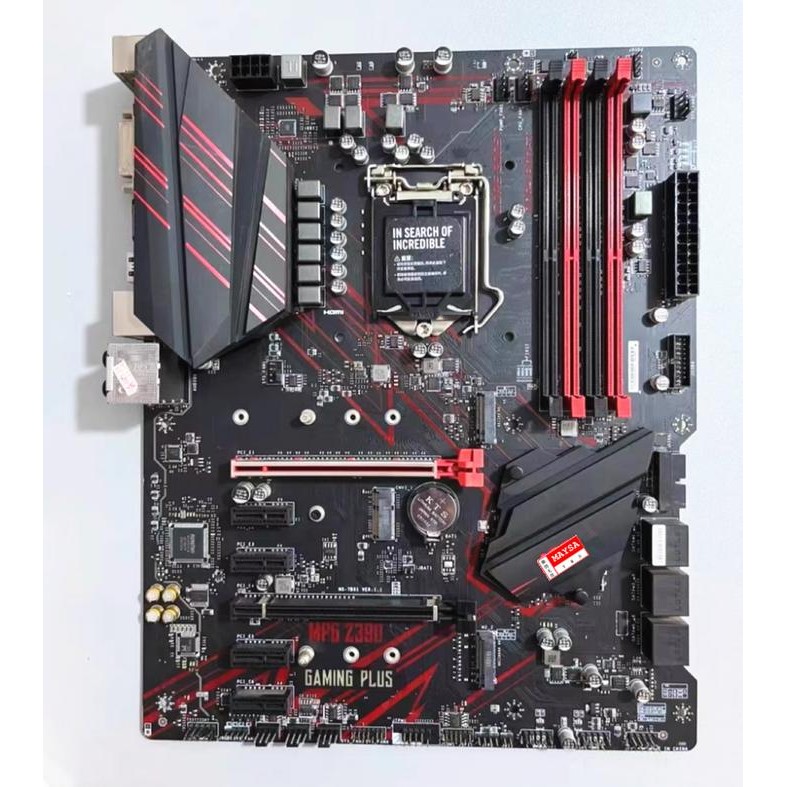 For MSI MPG Z390 GAMING PLUS LGA 1151 With Intel Z390 SATA 6Gb/s ATX Motherboard