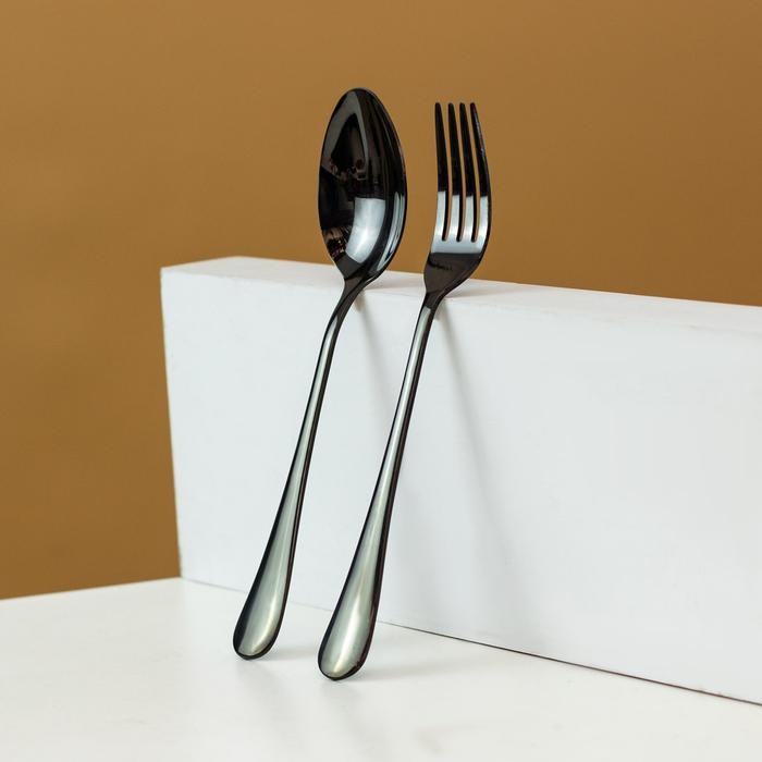 Sendok Gau Makan - Sendok Makan Stainless Set Gau Makan Hotel *