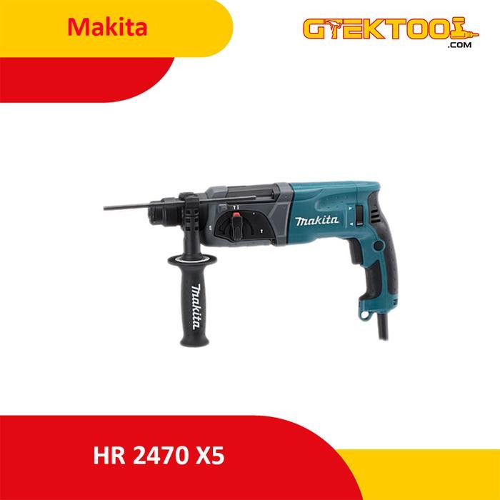 MAKITA HR2470X5 / HR 2470 X5 MESIN BOR BOBOK ROTARY HAMMER HR2470 X5 TERMURAH