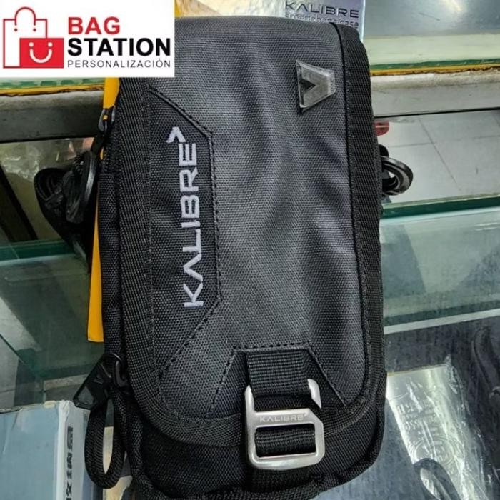 Tas Selempang Kalibre Smartphone Case Tas Pinggang Kalibre Untuk Hp Travel Hitam