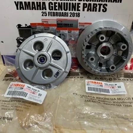 RUMAH KOPLING SET KAKI 4 LAWAN 4 MT25 R25 ASLI ORI