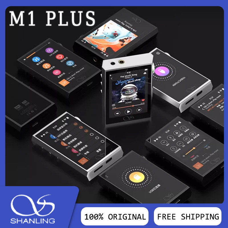 SHANLING M1 PLUS Protable Music Player MP3 ES9069Q DAC Dual SGM8262 Amplifier LDAC WiFi DA Airplay