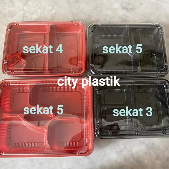MIKA BENTO SEKAT 4 / LUNCH BOX ISI 25 PCS