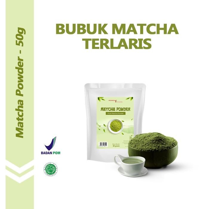 

Pure Matcha Powder Bubuk Matcha Murni Premium 50 Gr Plain Tanpa Gula Matcha Green Tea Jepang Asli