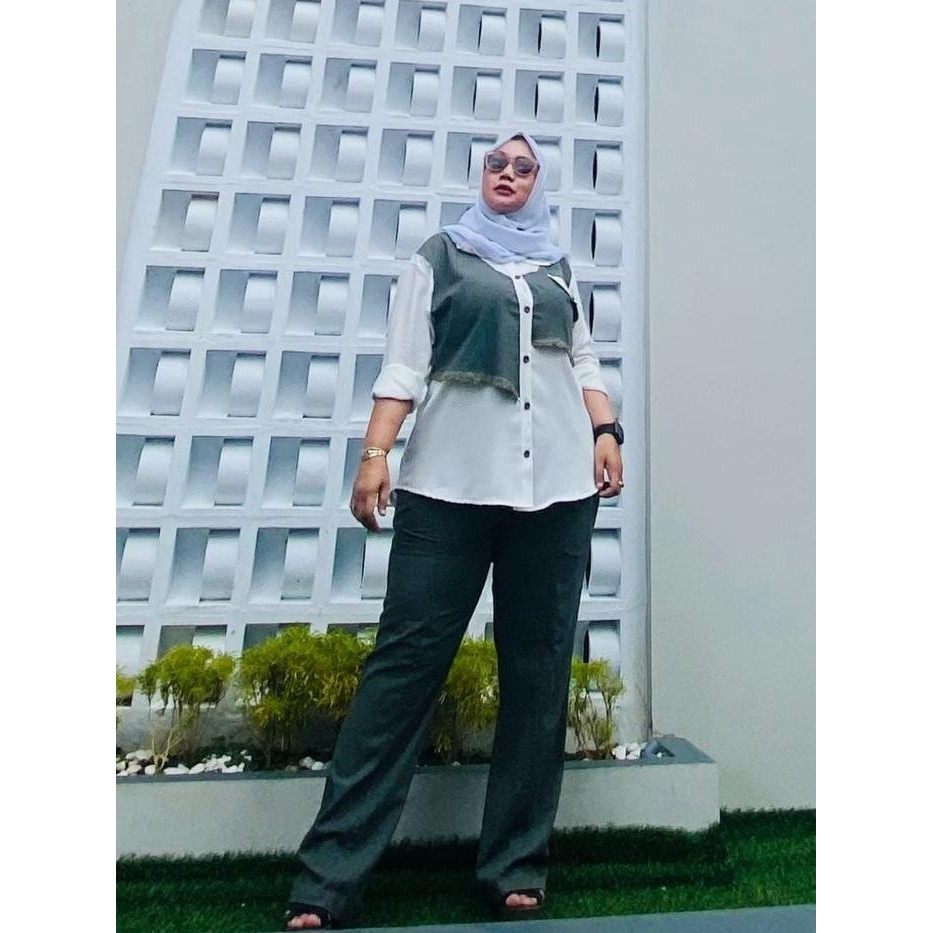 Sh - Keenan Setelan Celana Jeans Fashion Muslim Wanita