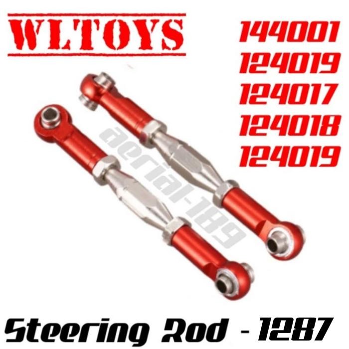 upgrade rear up rod pull metal wltoys xk 144001 rc 1/14 buggy 1289