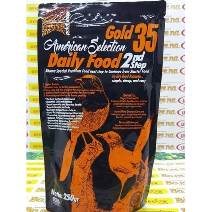 Ams 250 Gram Step 2 Pakan Pur Voer Harian Burung Murai