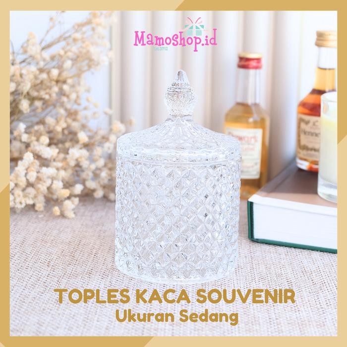 Crystal Jar Candy Jar TG1030-3.5 Gift Wedding Souvenir Toples Kaca Kode 882