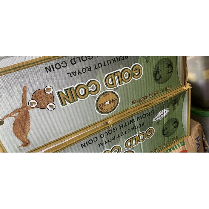 (Grab Gojek Only) Gold Coin Perkutut Kutut Dus Isi 20 Bungkus