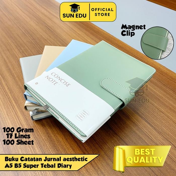

Terlaris- Buku Catatan Jurnal Aesthetic A5 B5 Super Tebal Diary / Buku Hardcover / Notebook