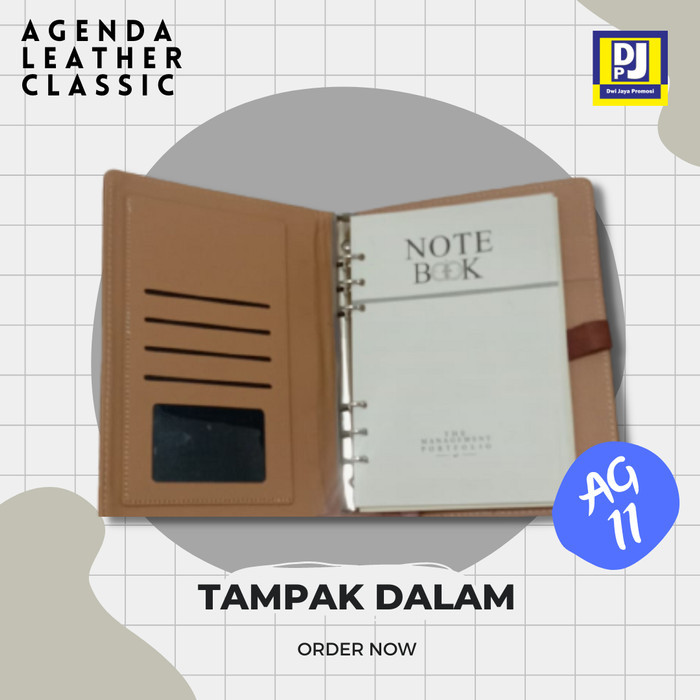 

Buku Agenda Note book A5 Buku catatan kerja Kulit Eklusive AG 11