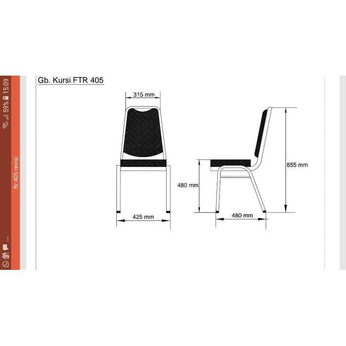 Kursi Susun Futura / Ftr 405