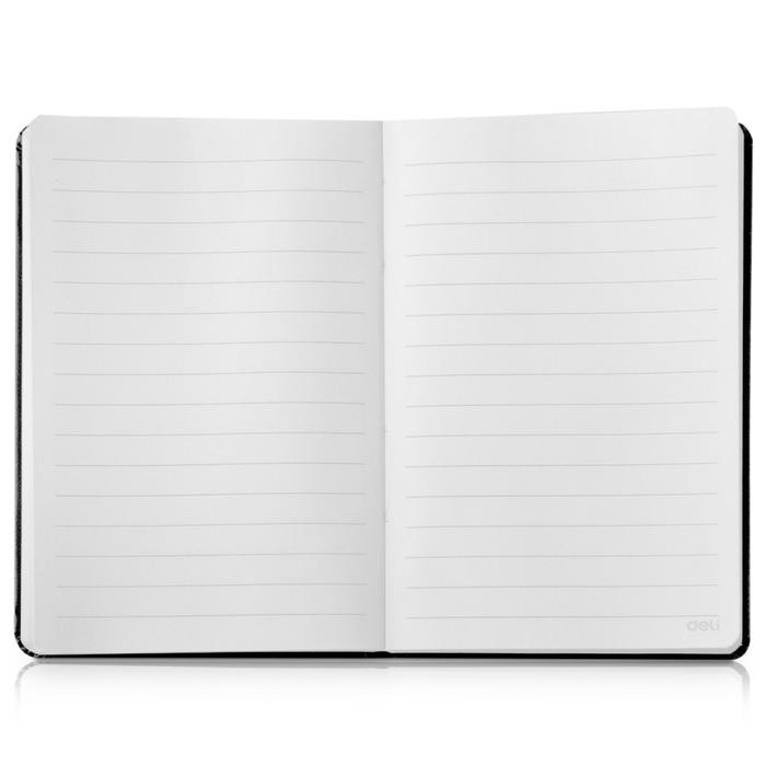 

Terlaris- Deli High Quality Notebook Bahan Cover Kulit 96 Lembar Ukuran 56K 3314 Buku Kantor Merah