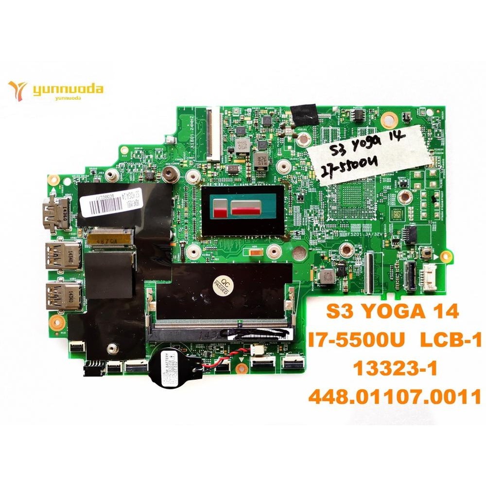 Original for Lenovo S3 yoga 14 laptop motherboard S3 YOGA 14 I7-5500U LCB-1 13323-1 448.01107.0011