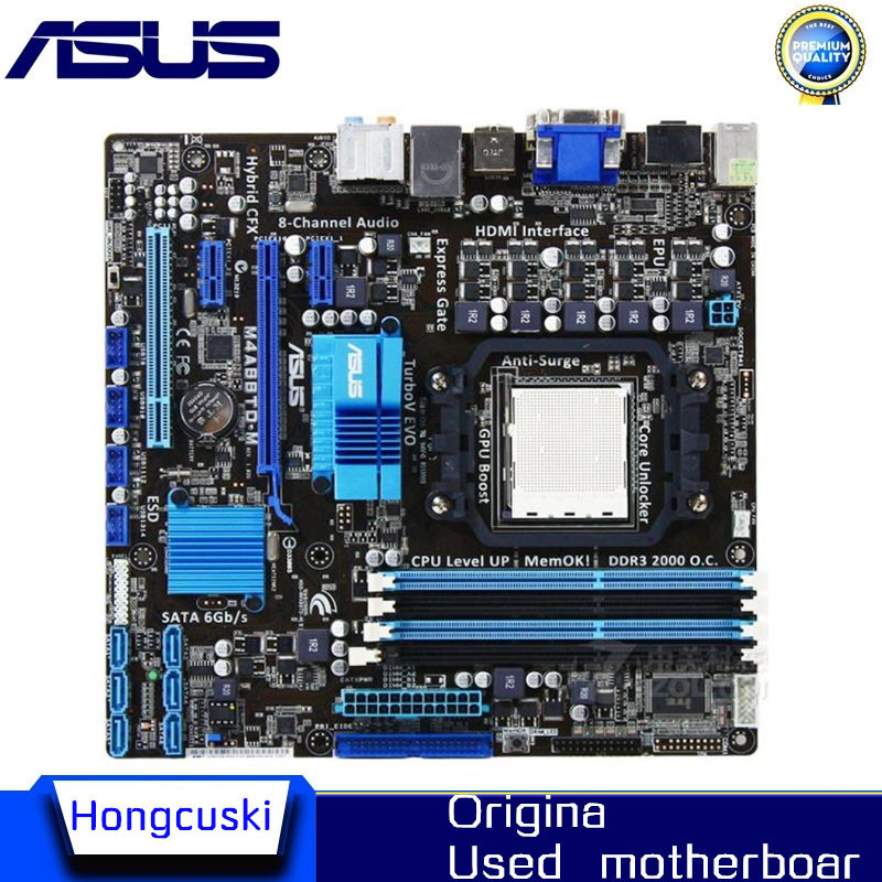 Asus M4A88TD-M Motherboard Socket AM3 DDR3 880G