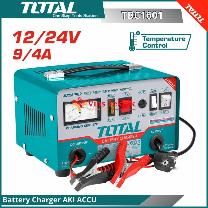 Cuci Gudang Total Tbc1601 Battery Charger Aki Accu