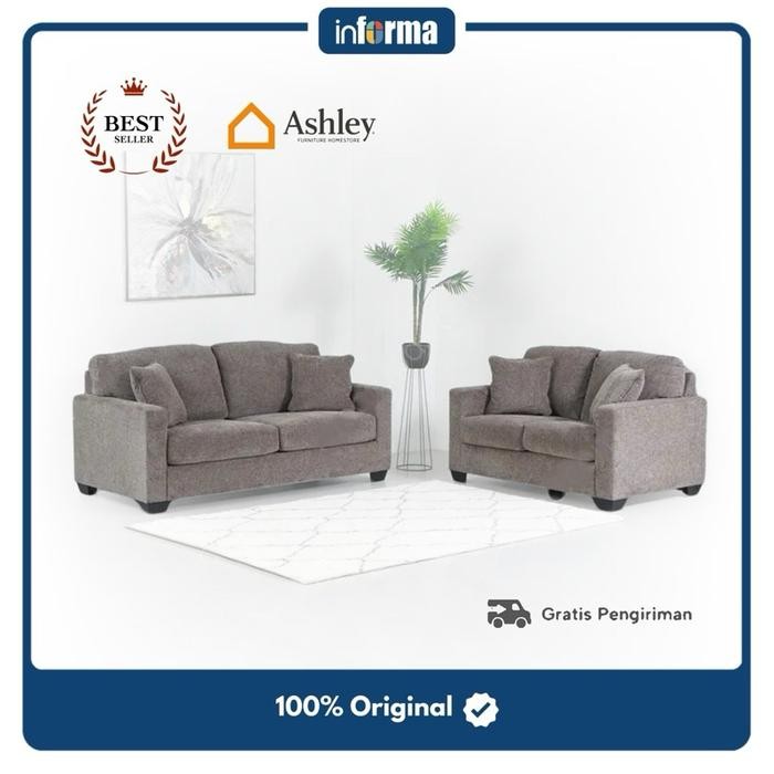 Informa Ashley Bavello 7 Sofa Set - Dark Brown