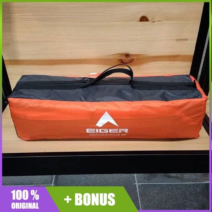 New Tenda Eiger Rendezvous 6P Tent Orange 91000 3784 Original Kuat Awet