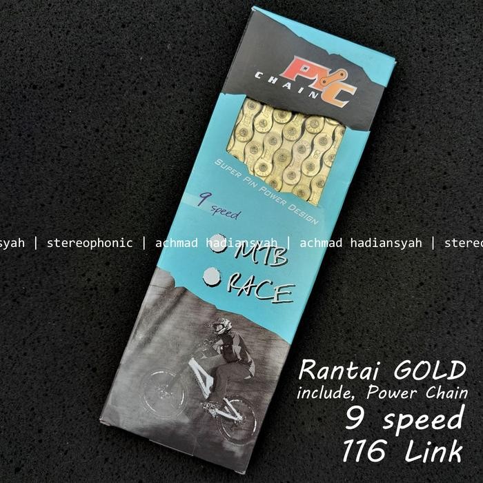 PYC Chain GOLD 9 speed Rante 9 speed Rante 9speed Chain 9speed GOLD