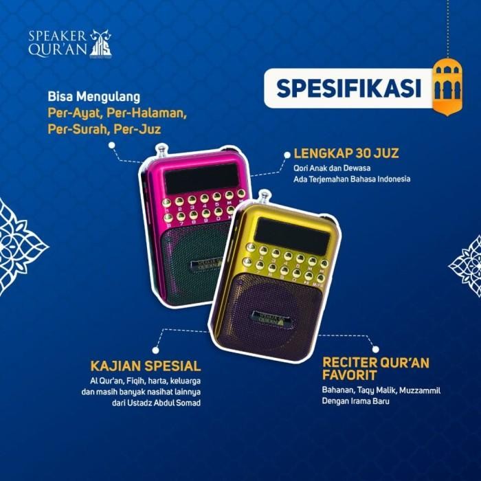 [Expret] SPEAKER UAS MUROTTAL AL QURAN USTADZ ABDUL SOMAD ORIGINAL BERGARANSI