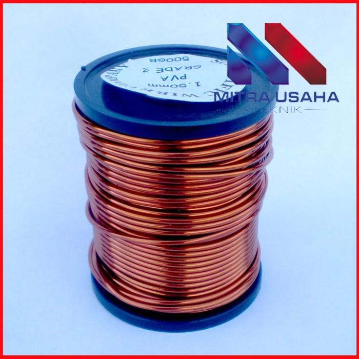 (Expert) KAWAT TEMBAGA EMAIL 0.85 MM ENAMEL WIRE COOPER GULUNG DINAMO