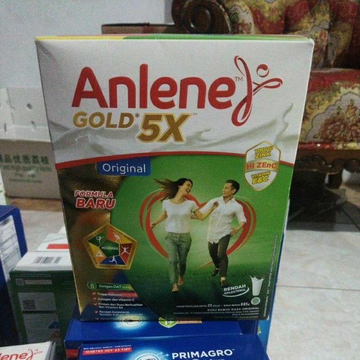 

(Expert) Anlene Gold 5X Coklat Vanila Original 850gr