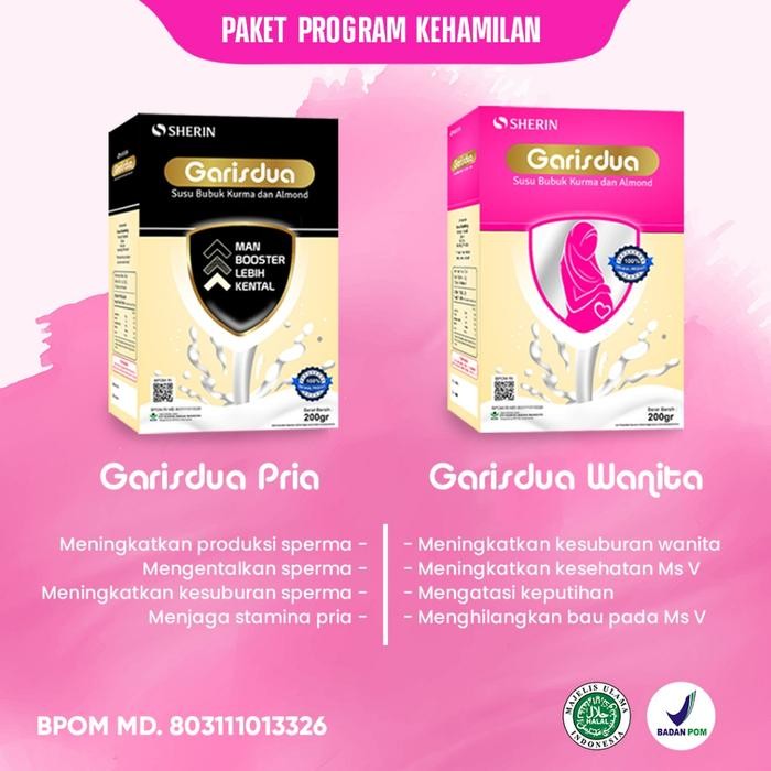 

(Expert) Susu Garis Dua Sherin Susu Suami Istri Program Kesuburan Kehamilan