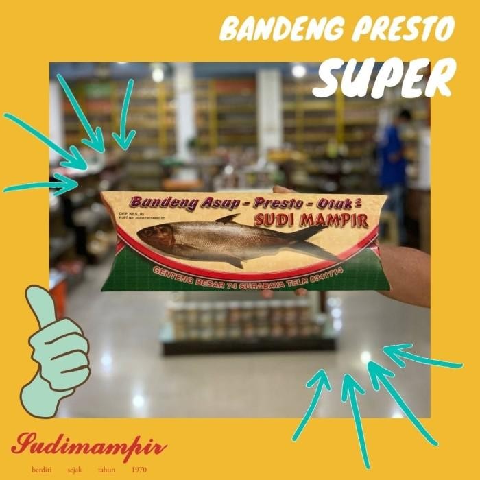 

(Expert) Bandeng Presto Sudi Mampir (2 biji) Oleh Oleh Surabaya / Jawa Timur