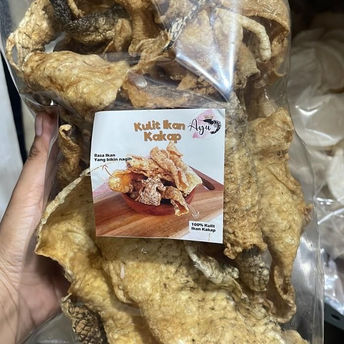 

(Expert) KERUPUK KULIT IKAN KAKAP SIAP MAKAN 250GR