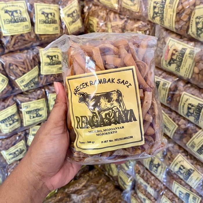 

(Expert) Kerupuk Kulit Sapi Stik Coklat 500g Murah Krupuk Rambak Sapi Lokal