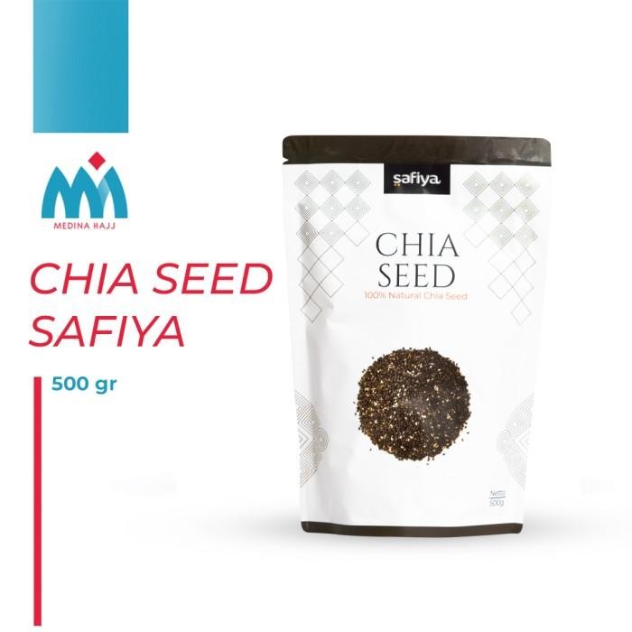 

(Expert) Organic Black Chia Seed / Cia Seed 500 Gram Organik Safiya Herbal