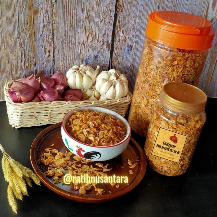

(Expert) BAWANG GORENG 300 gr NUSANTARA RENYAH NO MSG. Best seller!