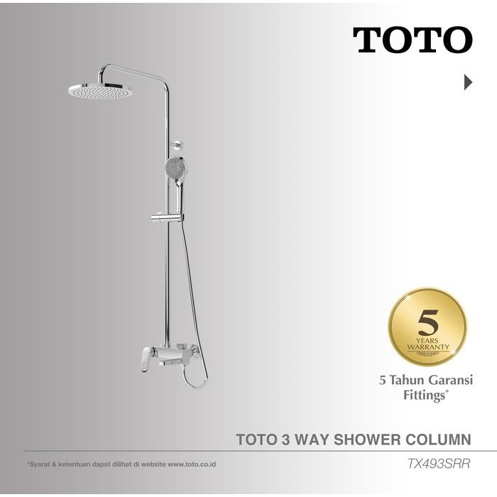 TOTO Column Set TX493SRR Shower Column - Shower Tiang