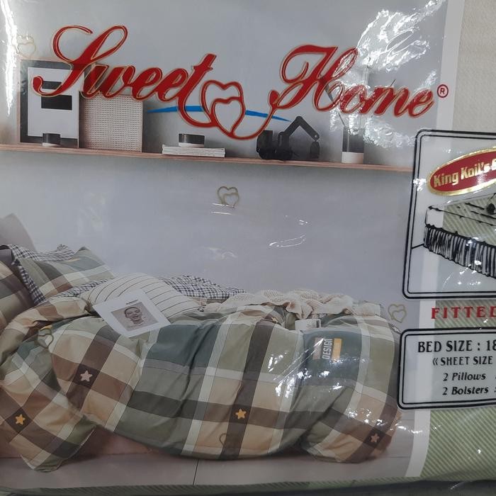 SPREI 180x200 tinggi 40 cm, 45 cm, 50 cm, KATUN JEPANG SWEET HOME