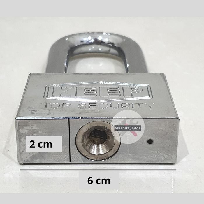 GEMBOK KEEP PANJANG 60MM ANTI MALING DAN KARAT