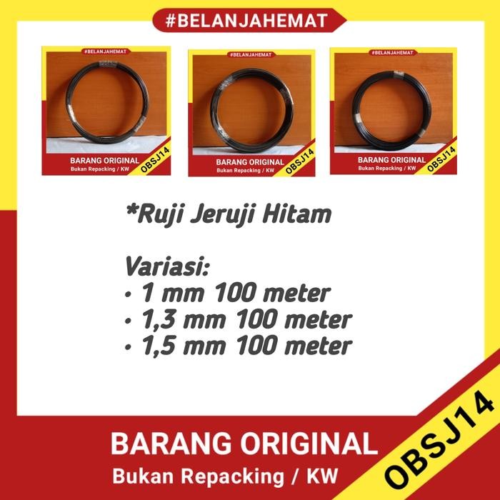 Jeruji Roll Hitam Ruji Fiber Kandang Sangkar Burung