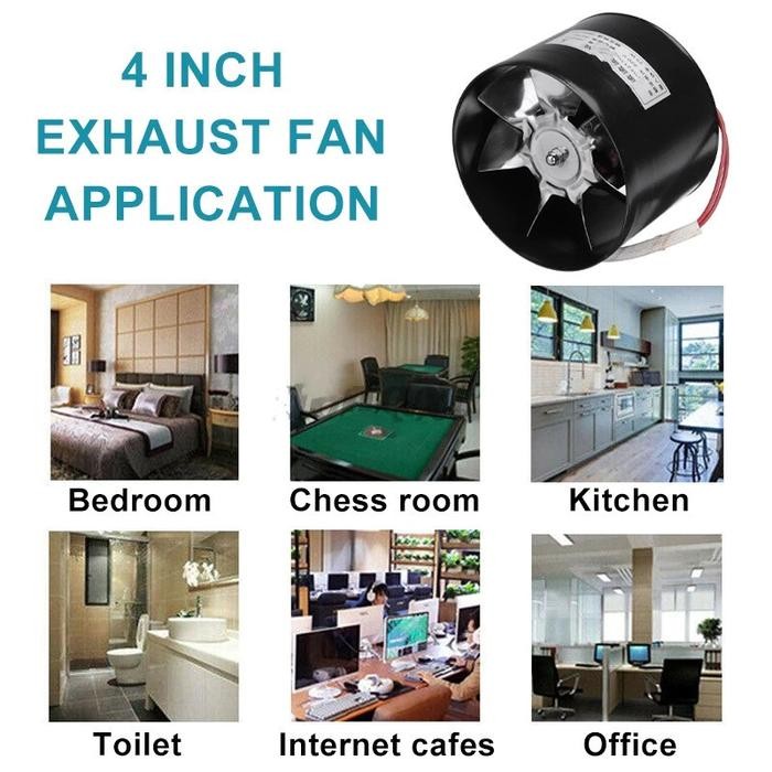 READY Blower Penghisap Asap Hexos Exhaust Fan Blower Air Cooling Vent Metal