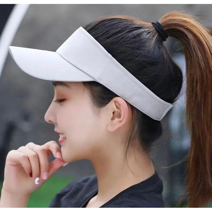 Topi Olahraga Wanita Model Golf Polos Topi Polosan Remaja Dewasa Kekinian