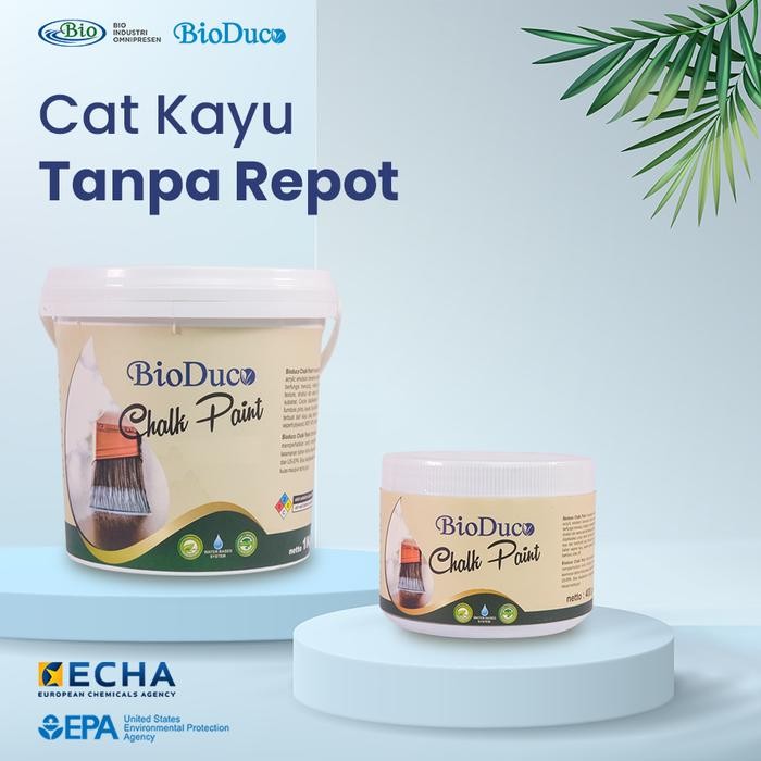 Cat Duco Kayu Putih - Bioduco Chalk Paint White 1kg