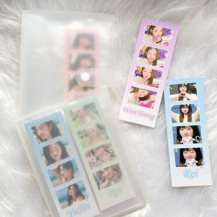 

40 Slots Matte Photo Album 6Inch 20 Pages Bookmark Storage Personal Pc Four Grid Protection Book