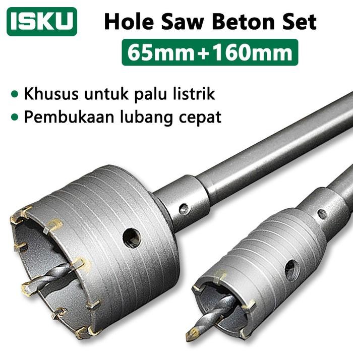 Ready- Isku Mata Bor Hole Saw Beton Lubang Tembok Beton/Hollow Core Saw Beton/Pelubang Beton Tembok